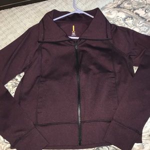 Women’s purple Lucy zip up sweatshirt